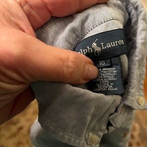 Ralph Lauren blue shirt